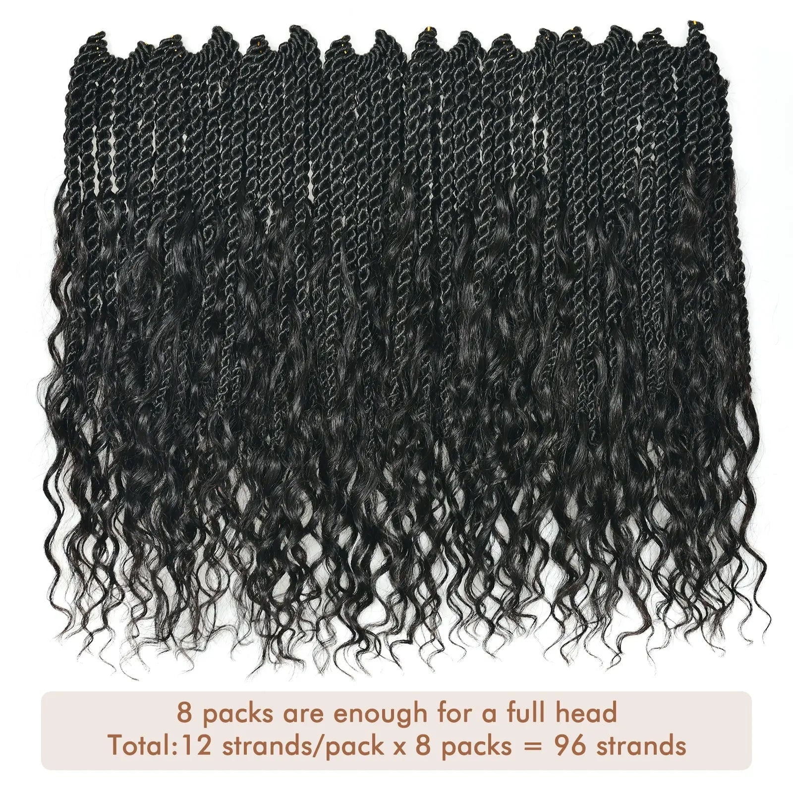 Toyotress Boho Island Twist with Human Hair Curls